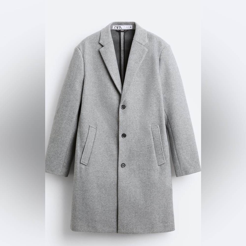 Zara stretch knit coat
